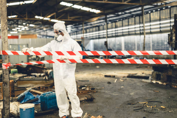 Professional Biohazard technician working in Hazelwood, MO